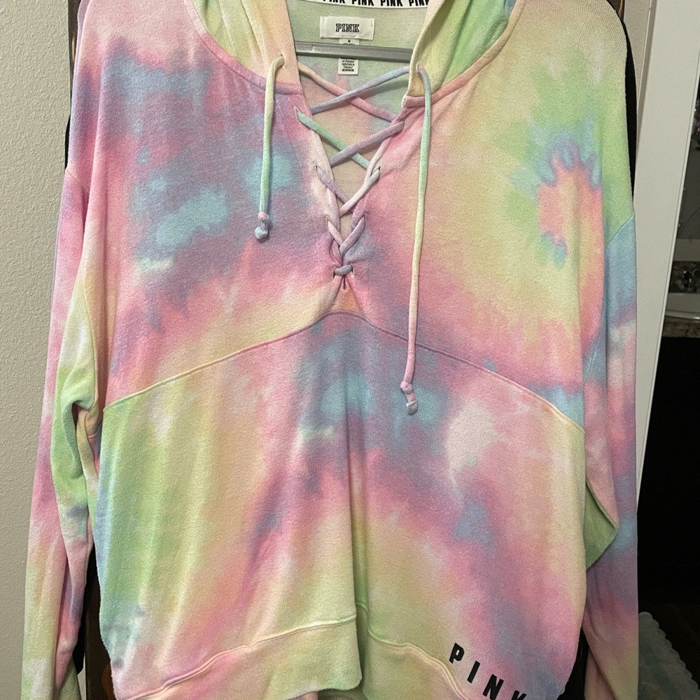 Victoria’s Secret Tye Dye PINK Hoodie